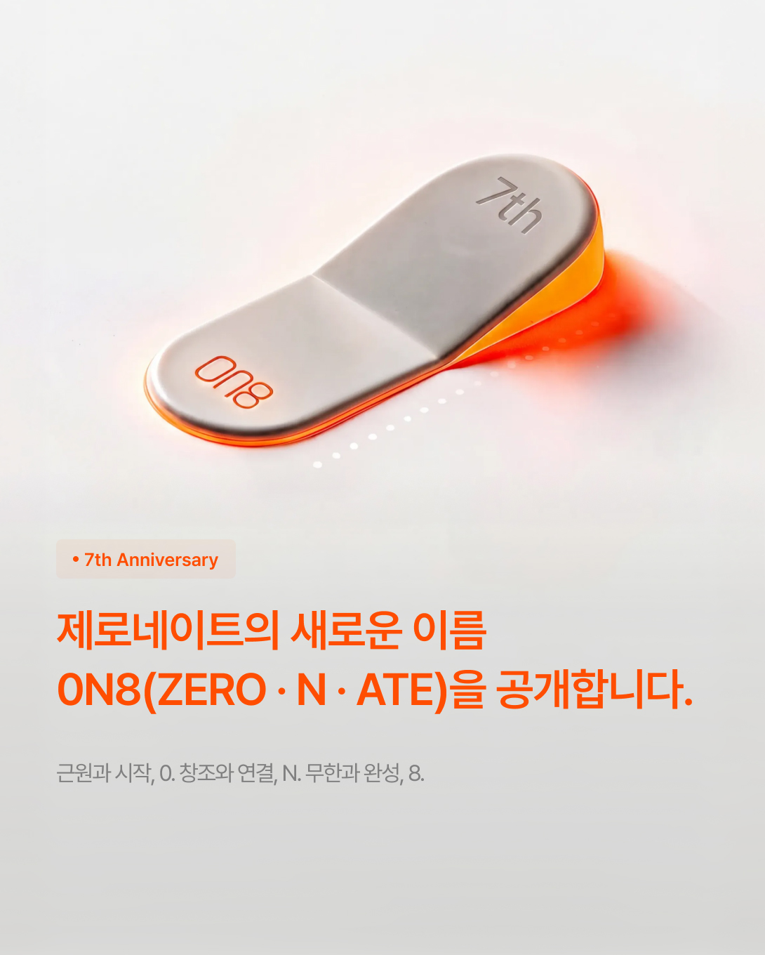 제로네이트, 새로운 브랜드 아이덴티티 ‘0N8’ 공개